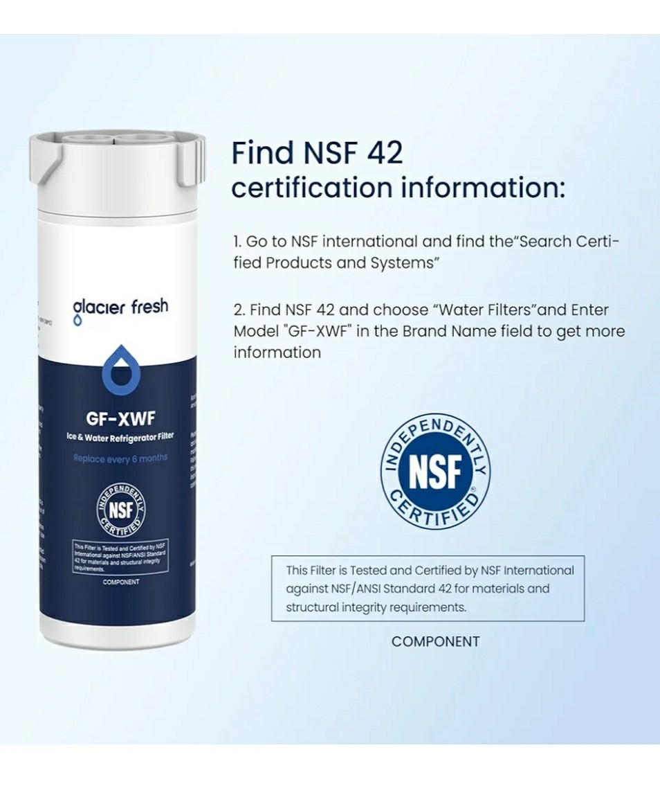 XWF Replacement for GE XWF Refrigerator Water Filter Pack of 3 (Not XWFE UNLESS)