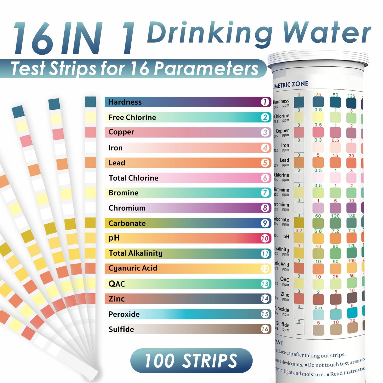 20 in 1 Water Tester for Drinking Water, Well Testing Kit, Suitable…