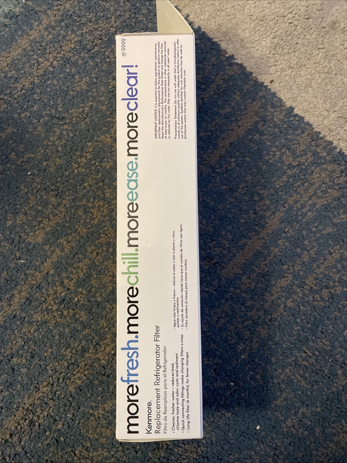 New OEM KENMORE CLEAR Replacement Refrigerator Ice and Water Filter 46-9999 9999