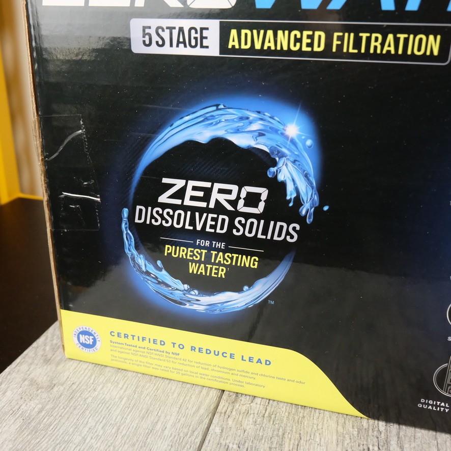 Zero Water 40 Cup Water Filter 2.5 Gallon Beverage Dispenser & Meter PLEASE READ
