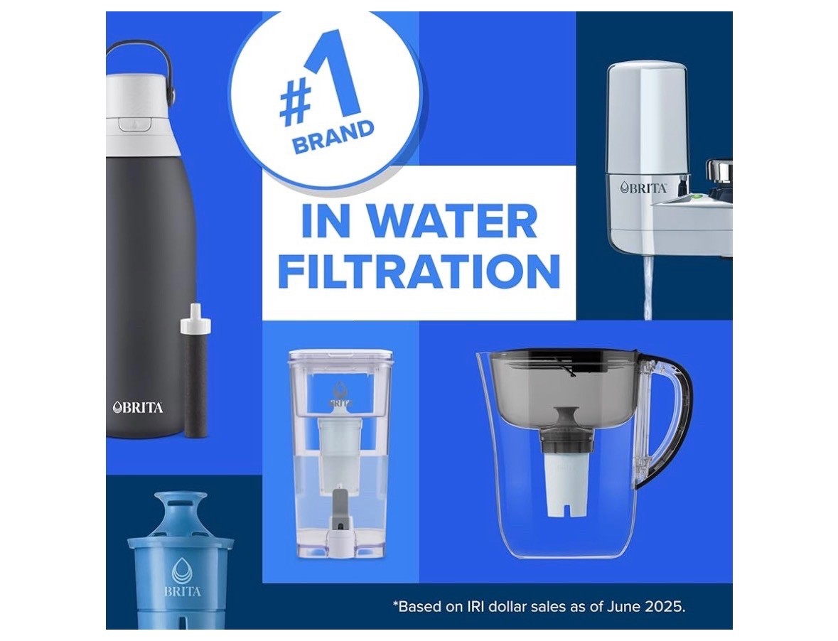 Brita Metro Small 6-Cup Elite Water Filter Pitcher WQA NSF/ANSI Certified White