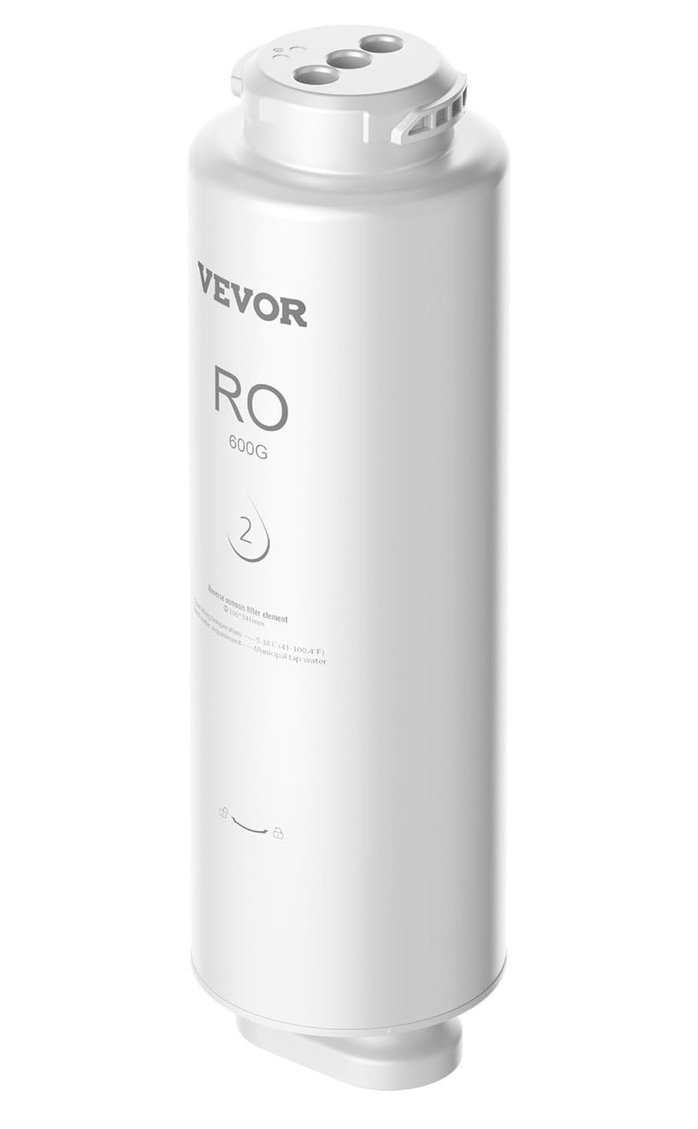 VEVOR Reverse Osmosis Filter,10-Layers RO Water Filter SS-003 600 GPD Under Sink