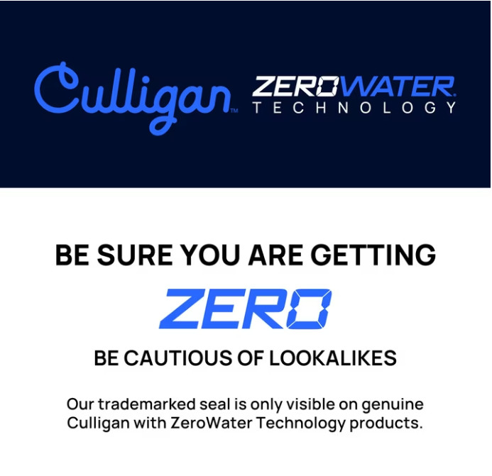Culligan with ZeroWater Technology 5-Stage Water Filter Replacement, 6 Count