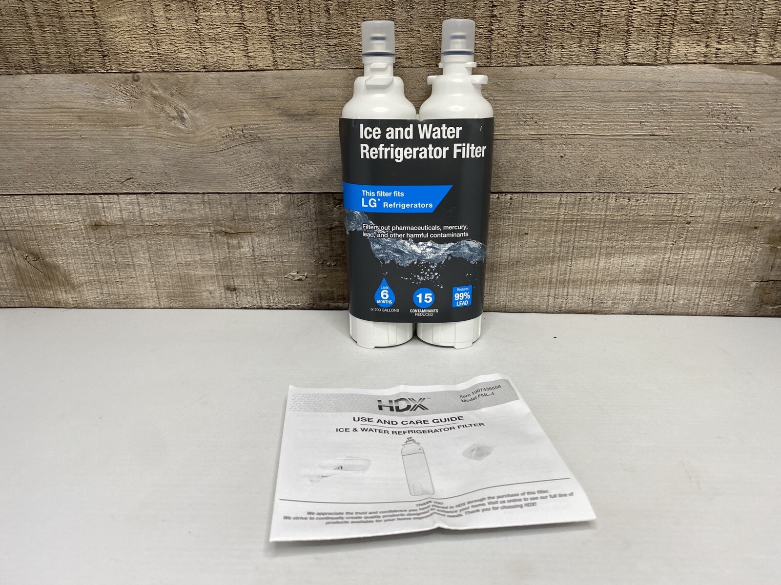 HDX FML-4 Ice and Water Refrigerator Filter Replacement For LG LT800P ( 2 Pack )