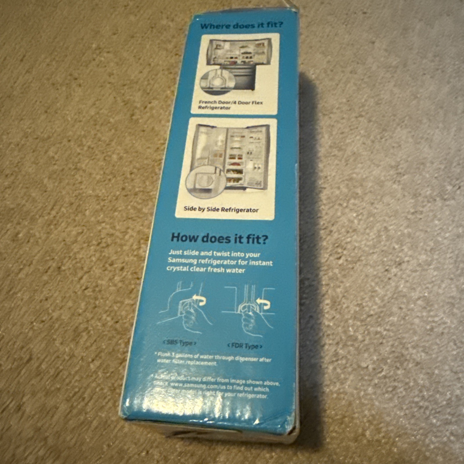 SAMSUNG Genuine Filter for Refrigerator Water and Ice, HAF-CIN/EXP, 1 Pack