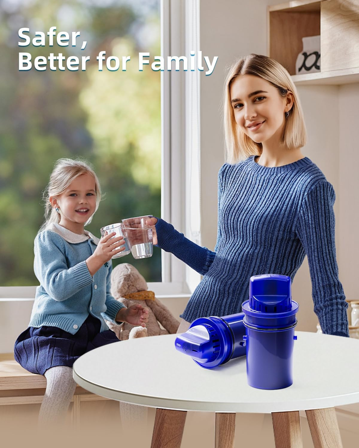 Water Filter Replacement Compatible with All PUR, PUR plus Water Pitcher and Dis