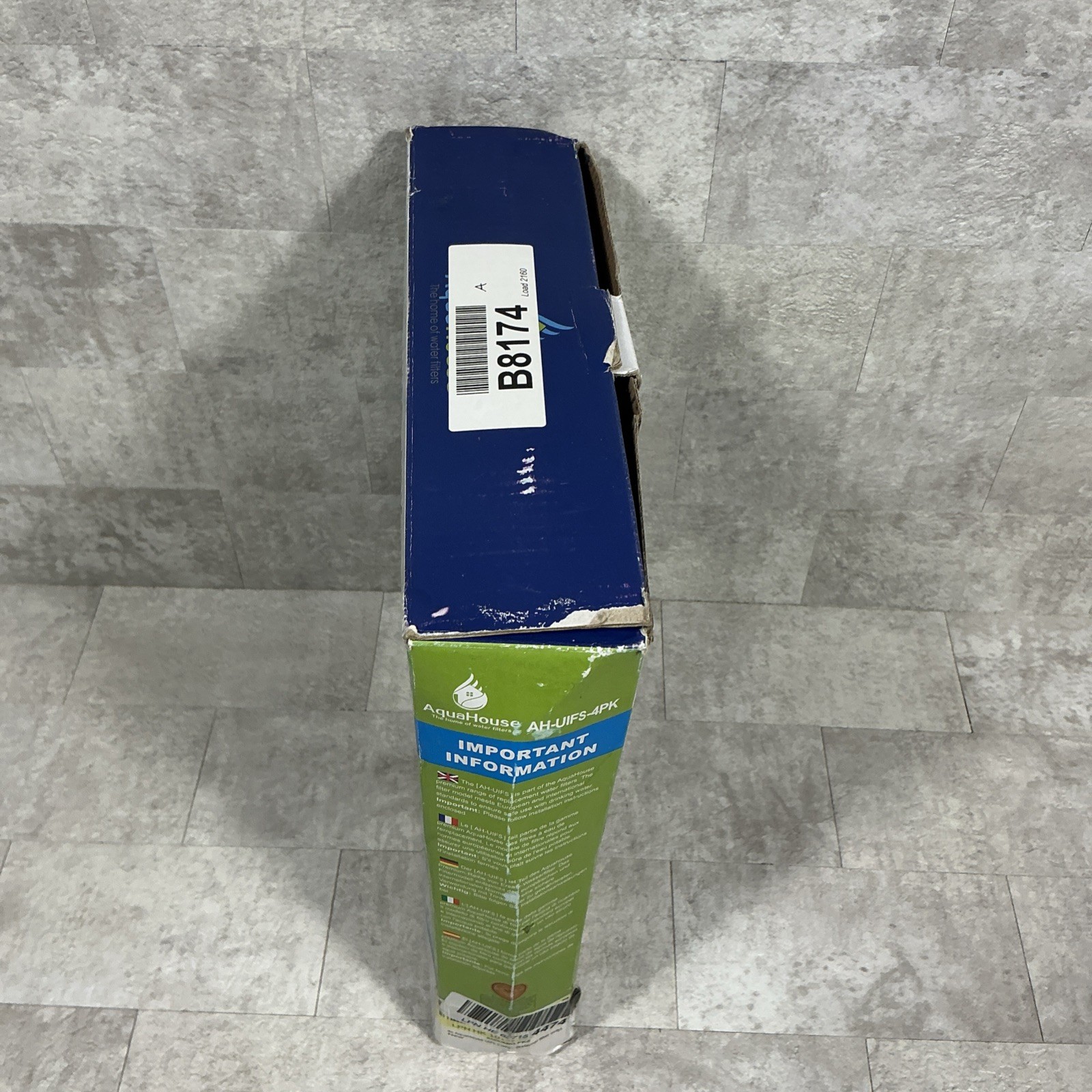 Aqua House Refrigerator Water Filter AH-UIFS-4PK New In Plastic