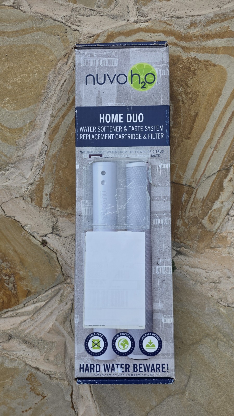 NuvoH2O HOME DUO Replacement Cartridge & Filter 71160 BRAND NEW IN BOX