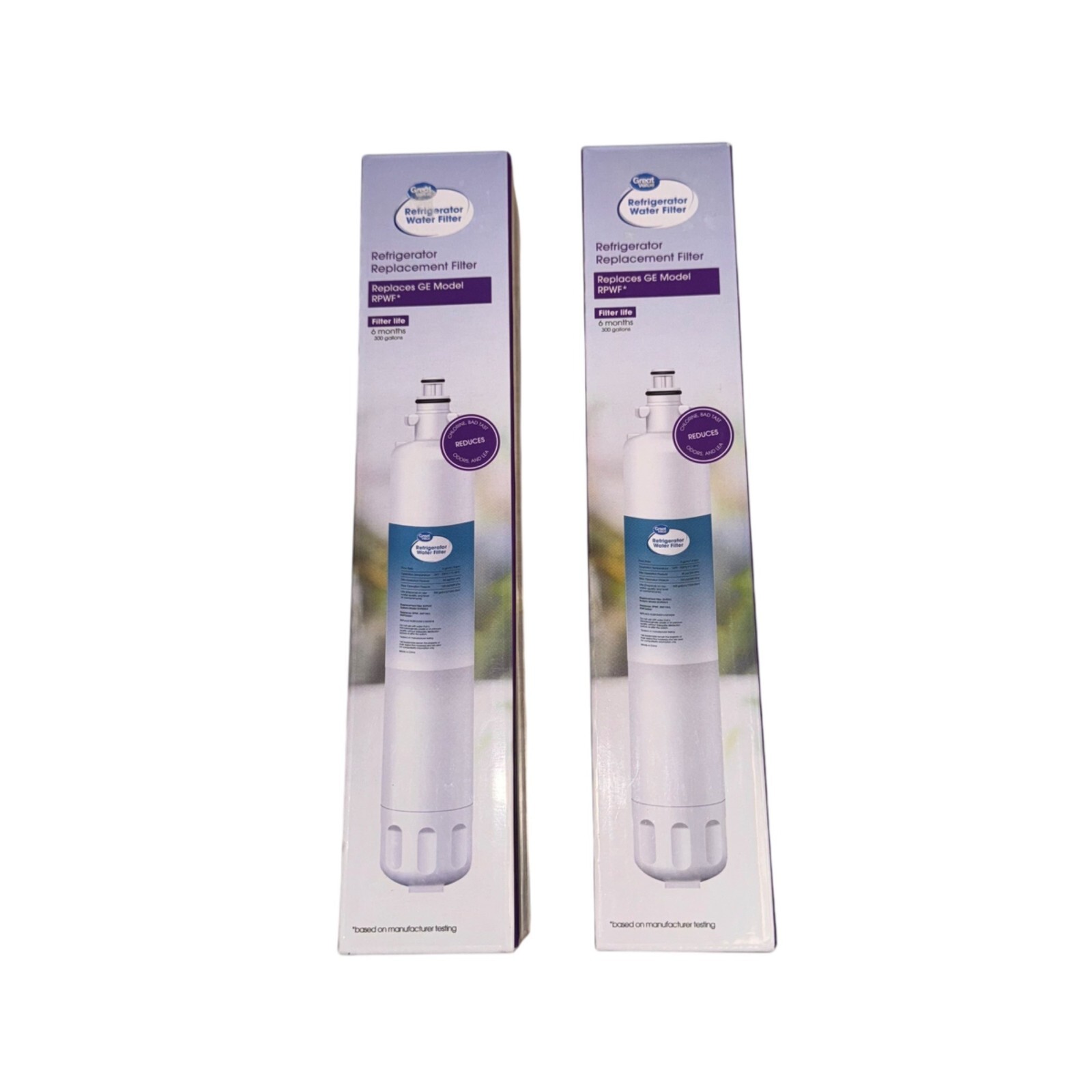 Great Value Regrigerator Replacement Water Filters fGE Model RPWF New Not Sealed