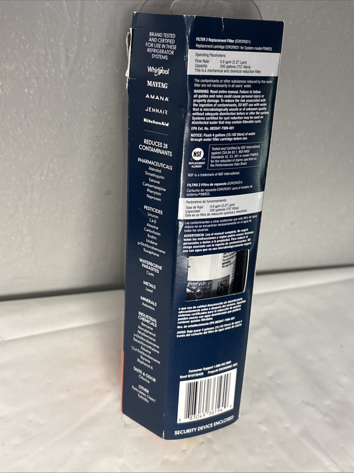 EveryDrop #2 Refrigerator Ice & Water Filter NIB