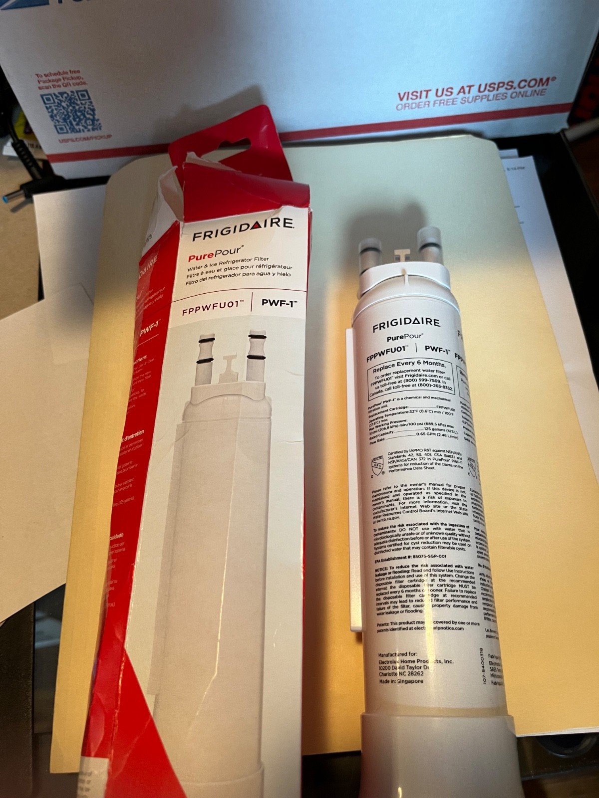Frigidaire FPPWFU01 PurePour PWF-1 Water Filter