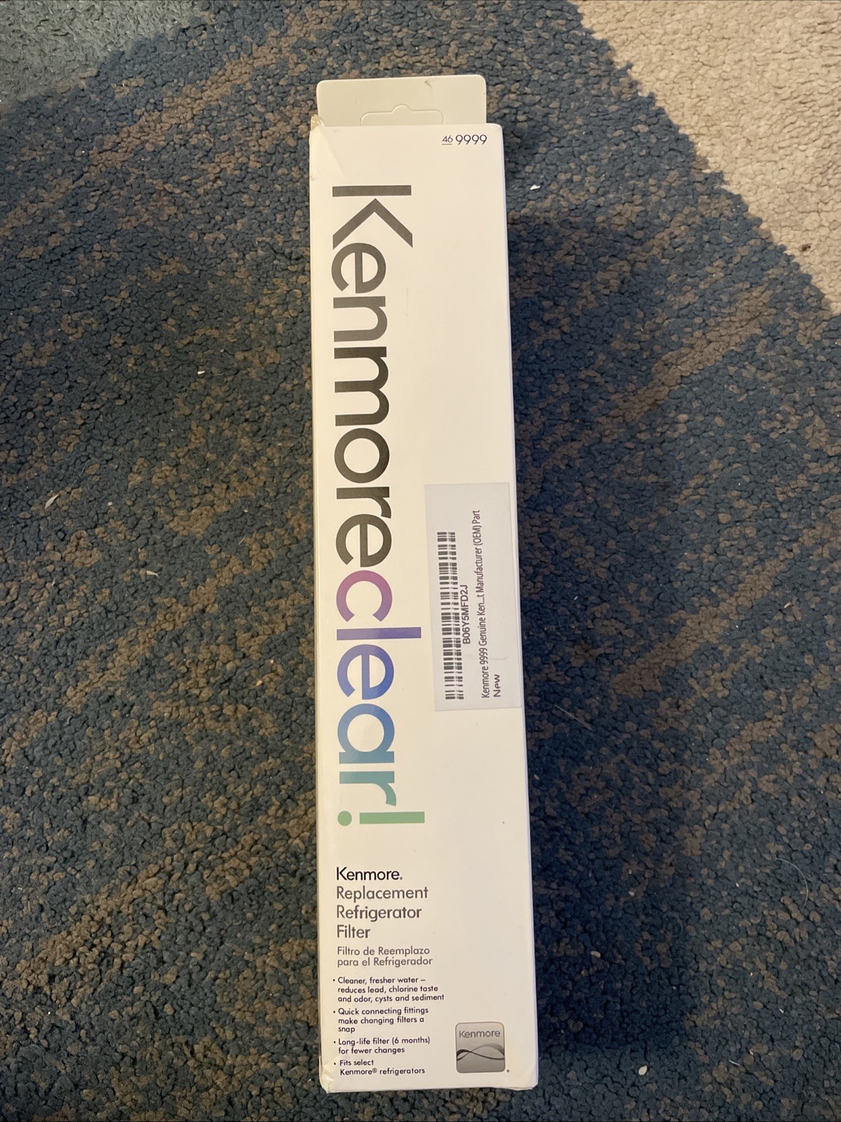 New OEM KENMORE CLEAR Replacement Refrigerator Ice and Water Filter 46-9999 9999