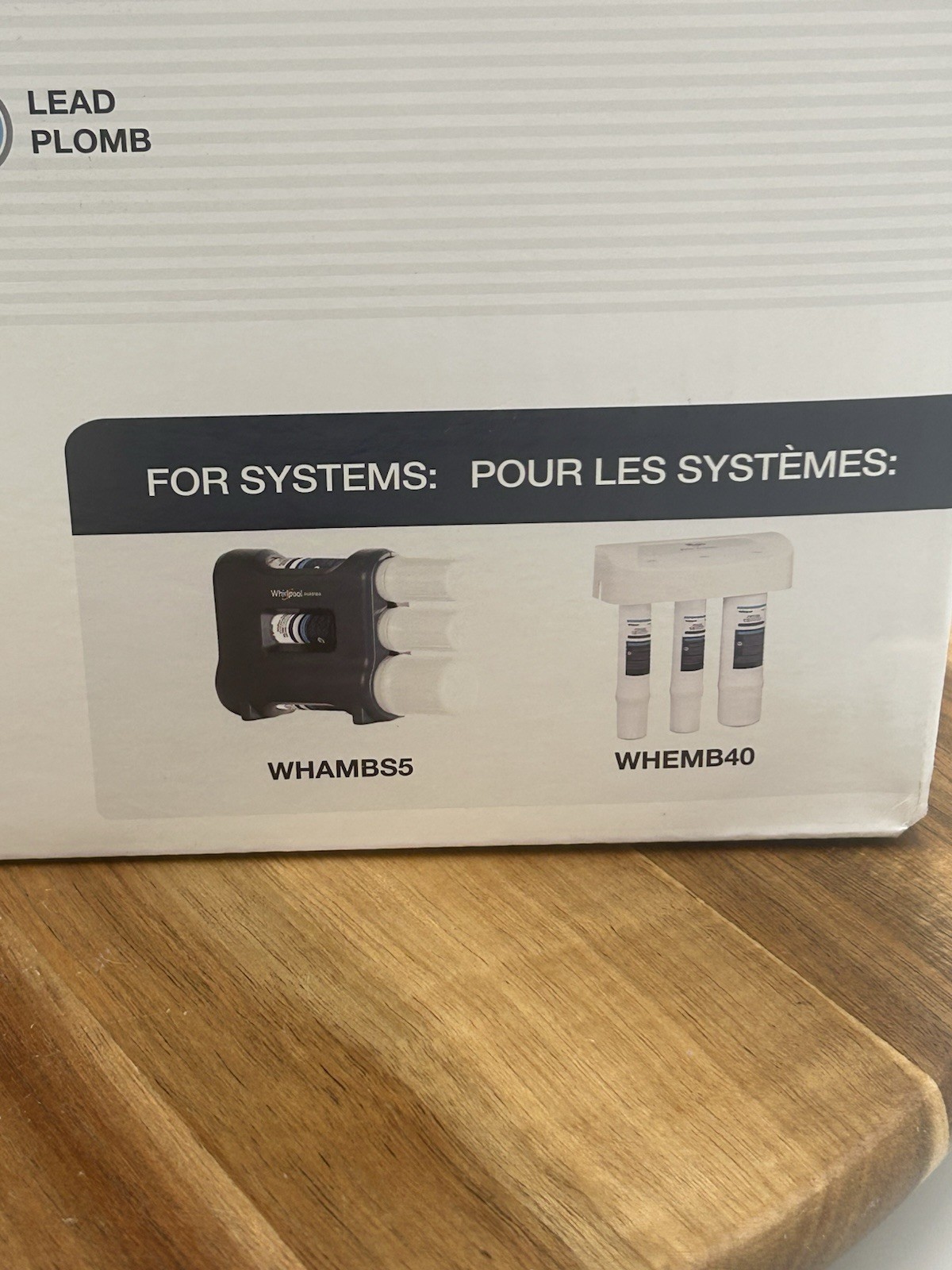 Whirlpool WHEMBF5 Under Sink Water Purifier Replacement Filters for WHEMB40 New