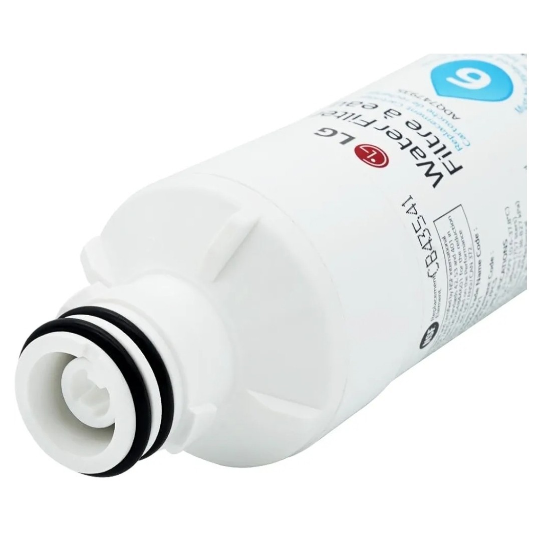 2 Pk Genuine LG LT1000P2 6-Month / 200 Gal Refrigerator Replacement Water Filter