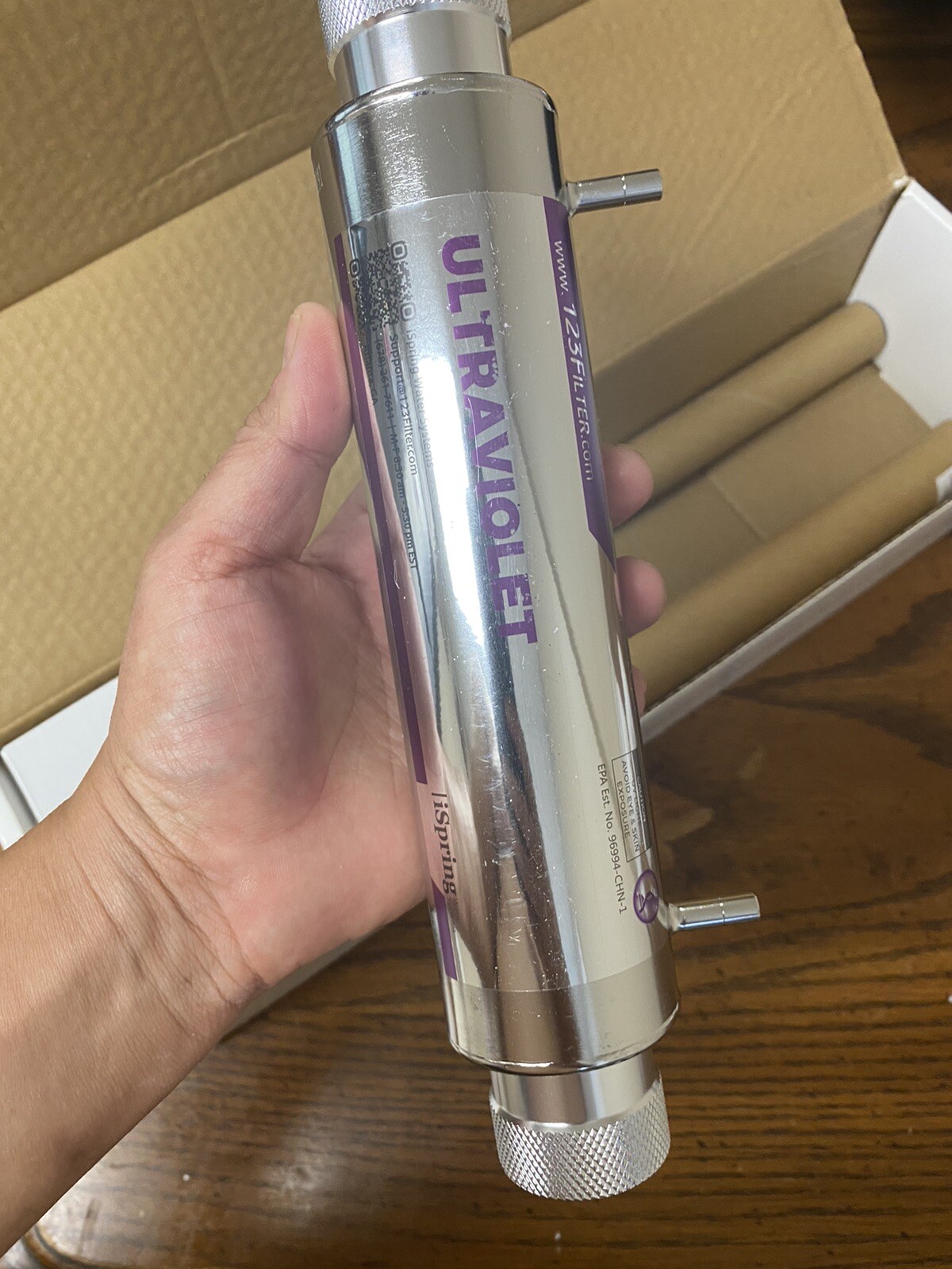iSpring UVF11A UV Ultraviolet Light Water Filter