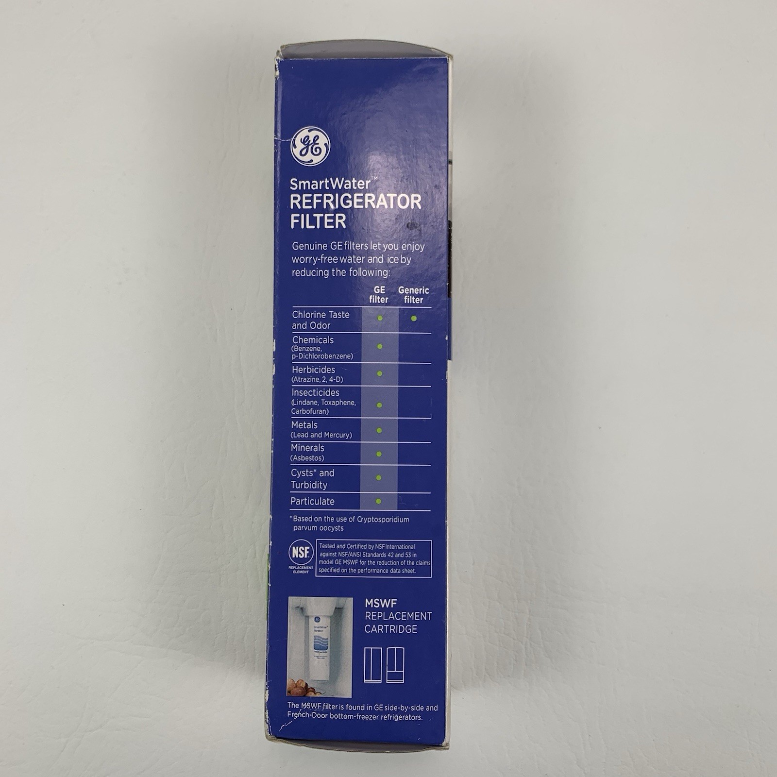 GE SmartWater Refrigerator Filter MSWF Replacement Cartridge 1 Count