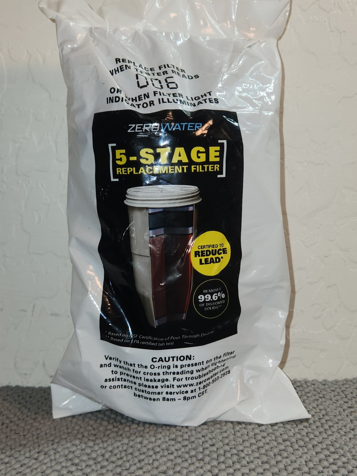 Zero Water ZR-001 Replacement Premium 5-Stage Ion Exchange Filter Technology