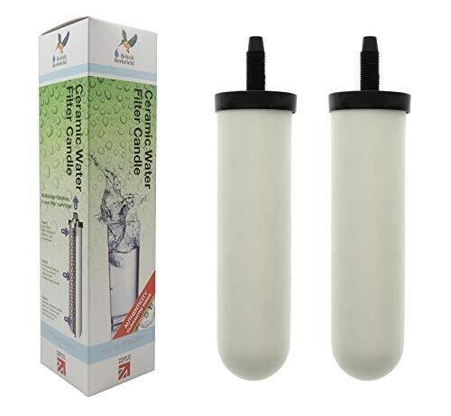 British Berkefeld Super Sterasyl Ceramic Filter Fits Big Travel Royal Berkey 2PK