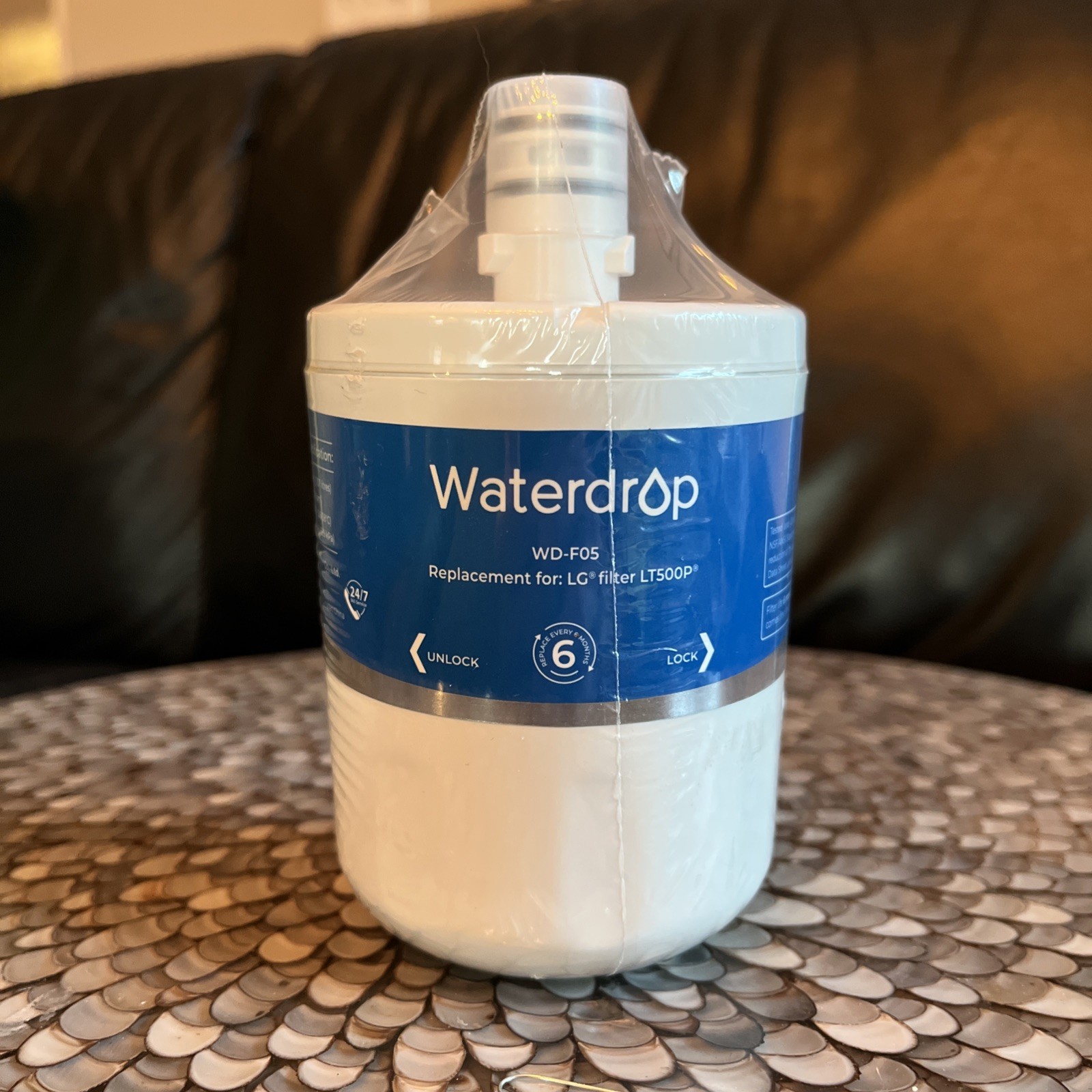 Waterdrop Water Filter WD-F05 for LG Replaces LT500P, GEN11042F-08, 5231JA2002A