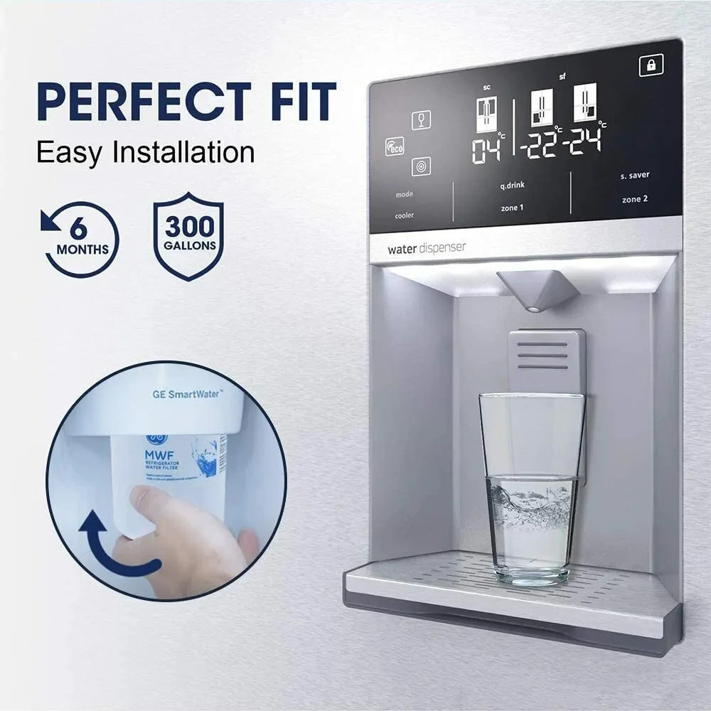 NEW Brand 1 PACK GE MWF 46-9991 MWFP Smartwater Fridge Water Filter,US Stock