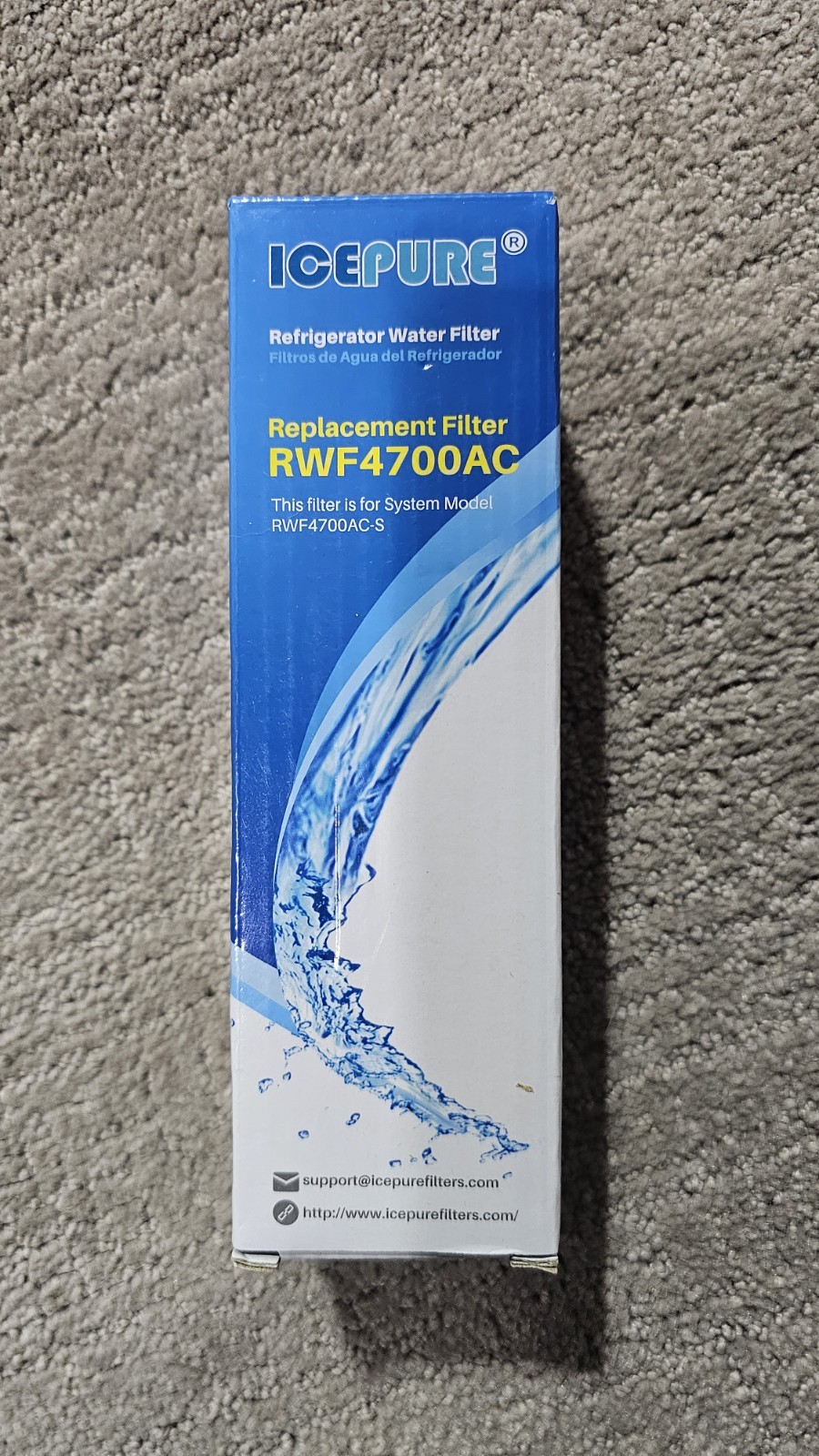 ICEPURE RWF4700AC Replacement Refrigerator Water Filter For LG ~ Kenmore/Sears