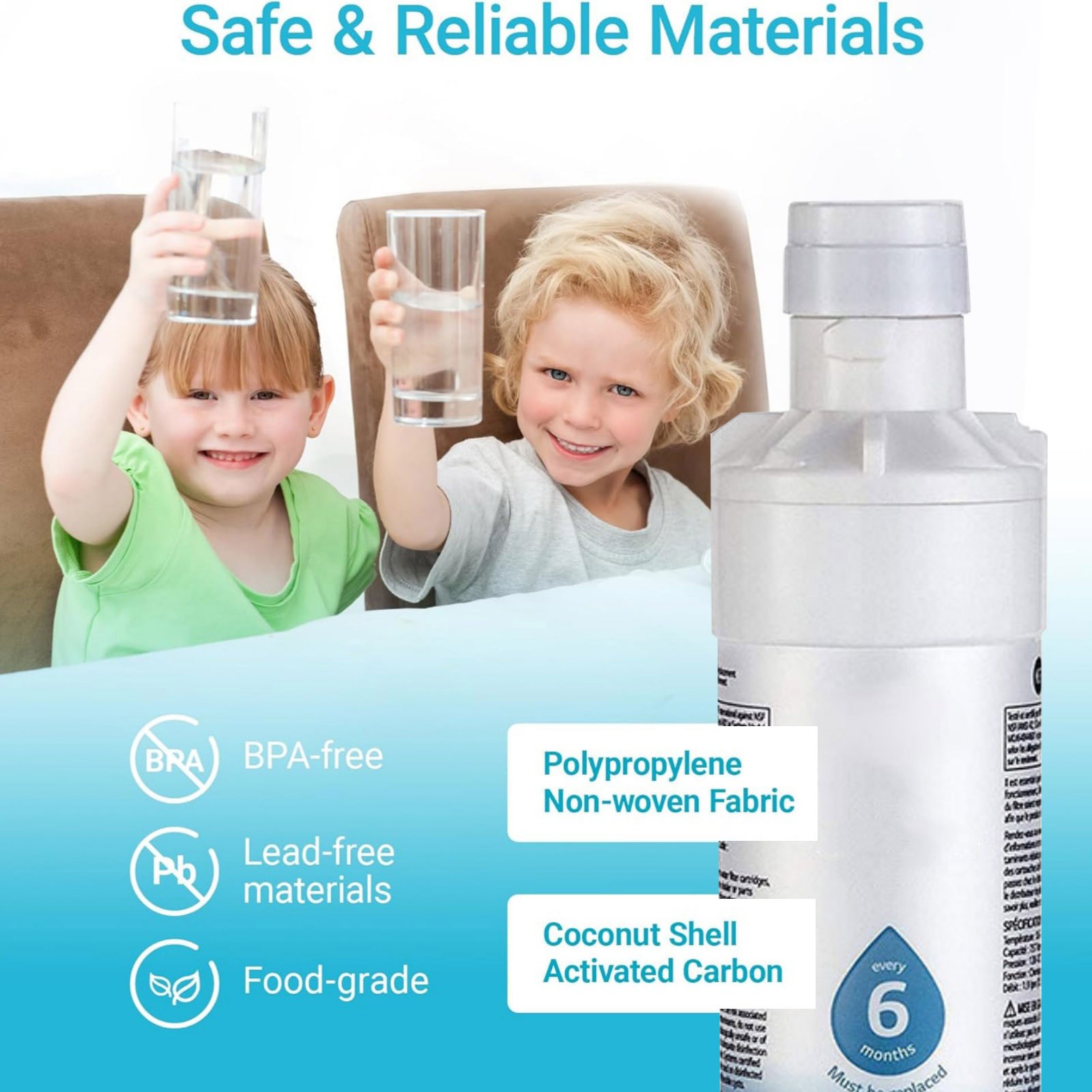 Refrigerator Filter Replacement ADQ747935 For LG LT1000P CLT-2 OH-1000p Models
