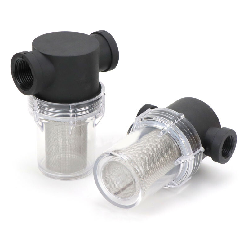 G1/2″ 3/4″ 1″ 40 Mesh Inline Mesh Strainer Water Pump High Flow Pipeline Filter