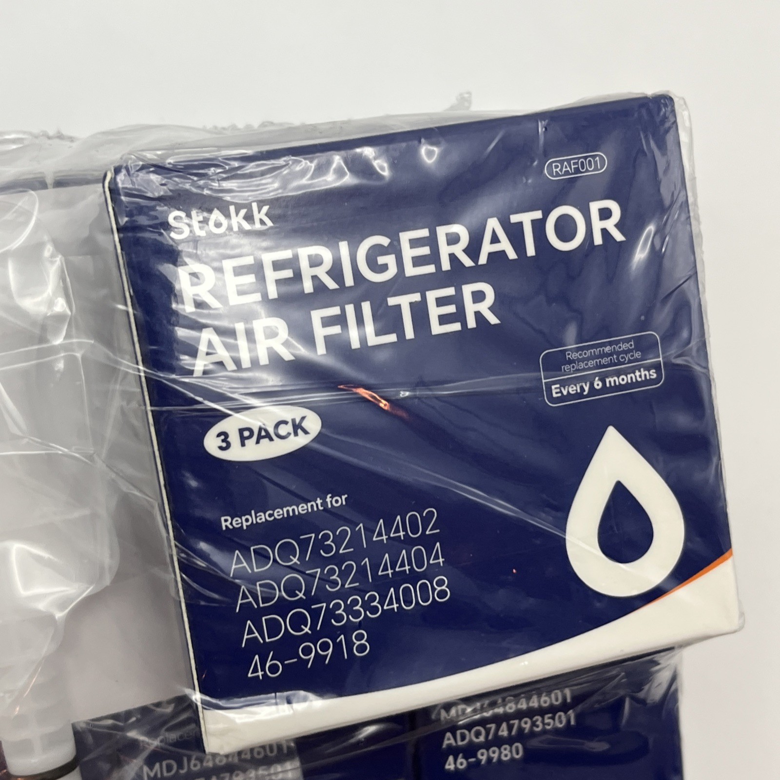 3x Stokk RW025 Refrigerator Water Filter Replacement Compatible Multiple Model