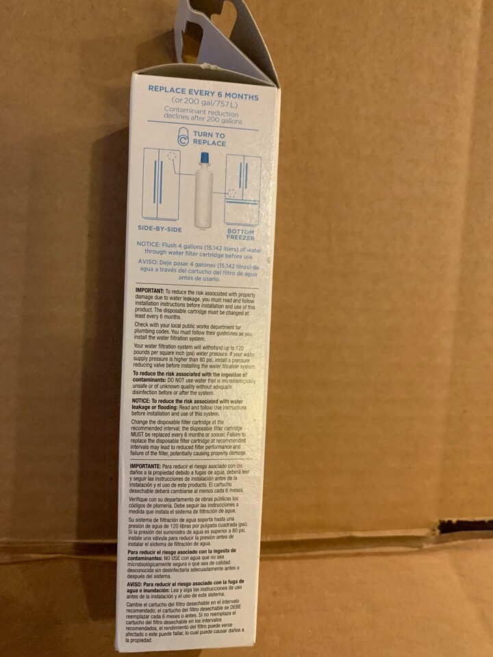 everydrop value 6-Month Twist-In Refrigerator Water Filter LG 700 MODELS