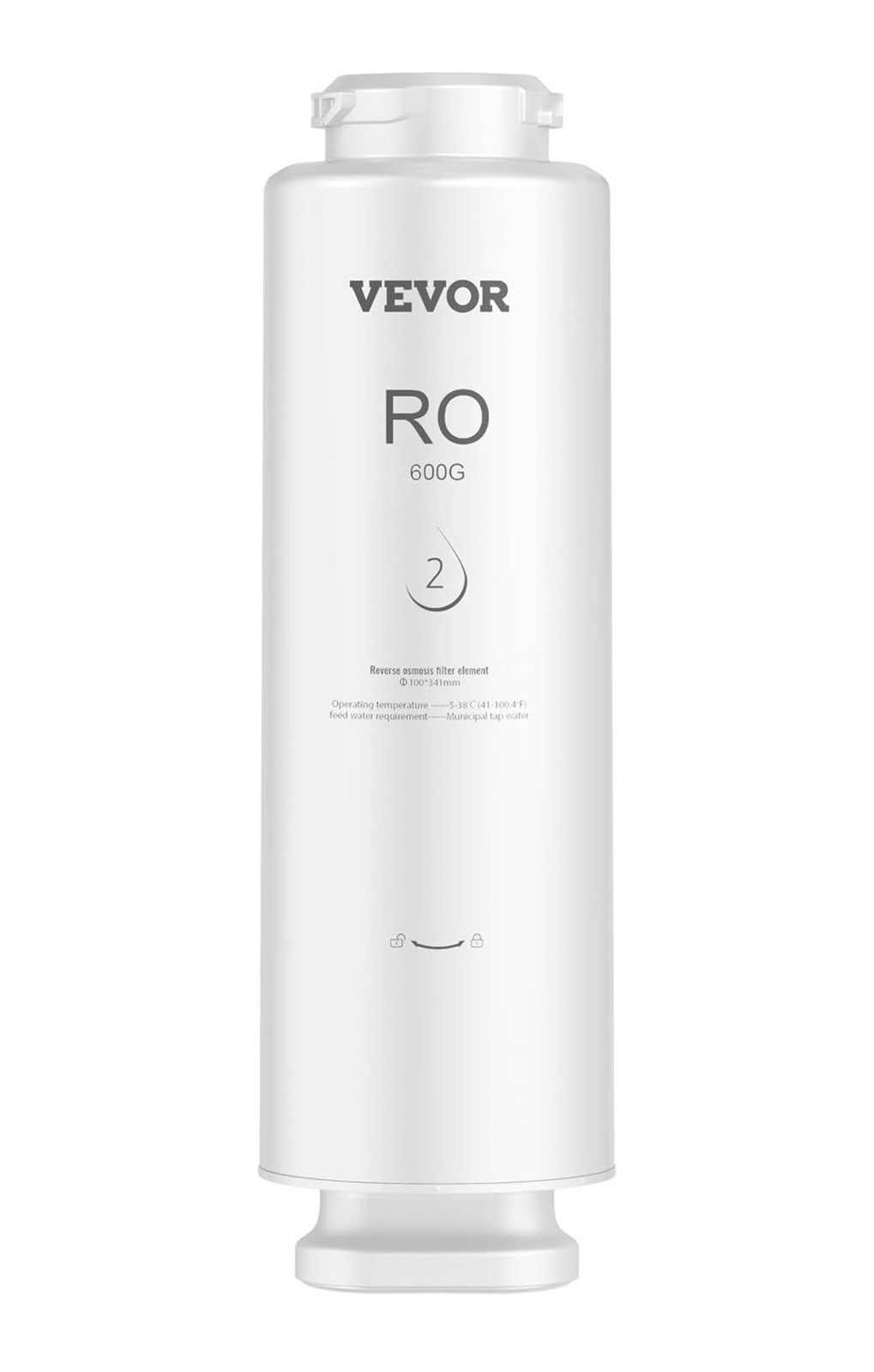 VEVOR Reverse Osmosis Filter,10-Layers RO Water Filter SS-003 600 GPD Under Sink