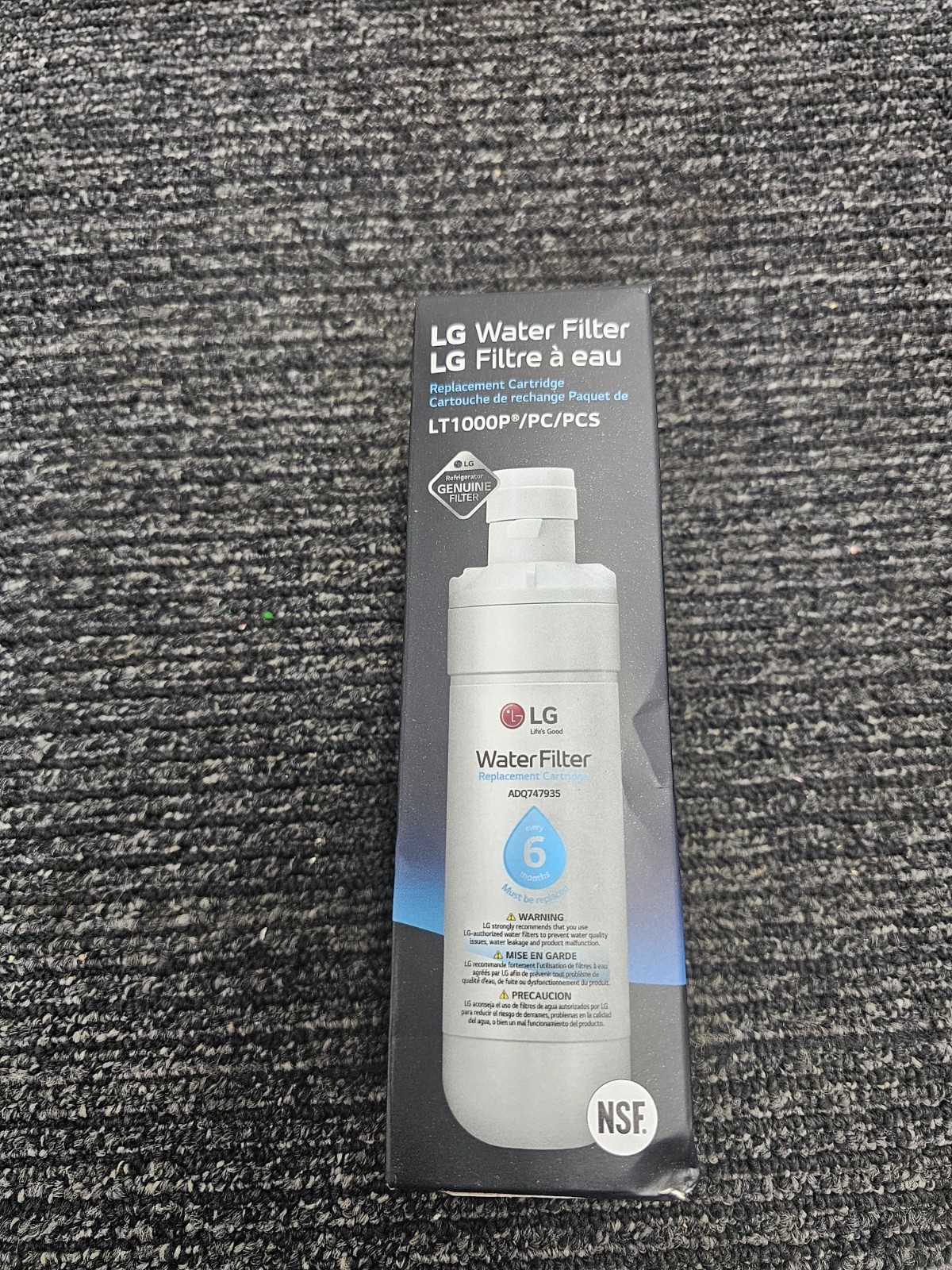 (QTY 2) LG LT1000P PC PCS Replacement Refrigerator Water Filters ADQ747935