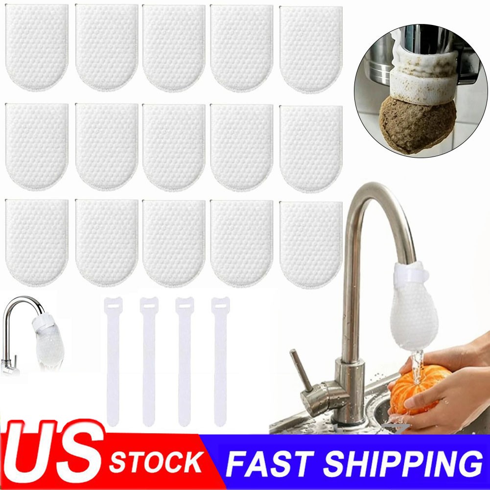 50PCS Cotton Filter Bag For Faucet, DIY Faucet Filter Cotton Bags Water Filters