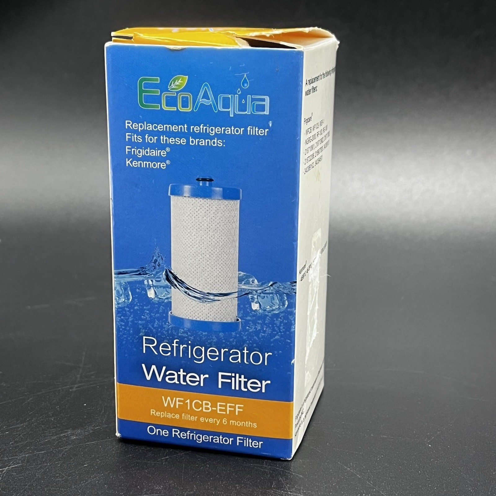 Eco Aqua WF1CB-EFF Refrigerator Water Filter for Frigidaire Kenmore