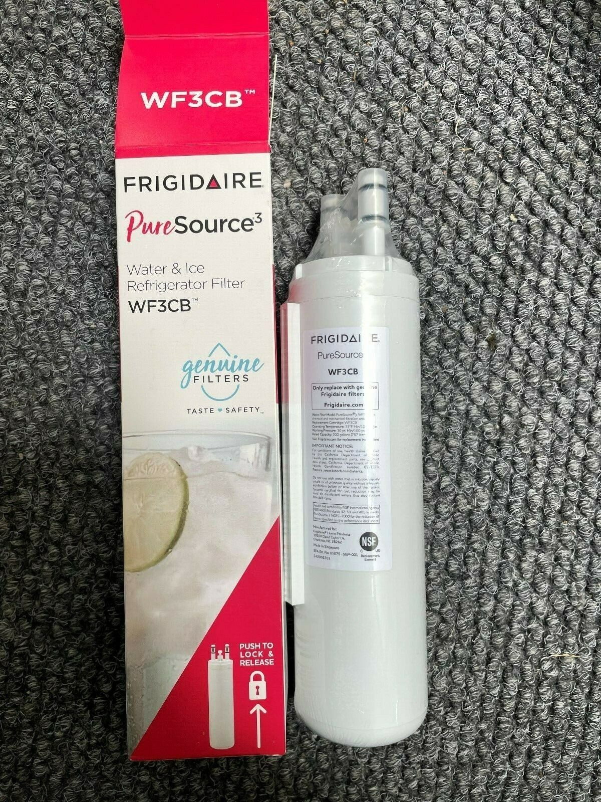 New Sealed Frigidaire WF3CB Puresource³ Refrigerator Water Filter, 1/2/3/4 PACK
