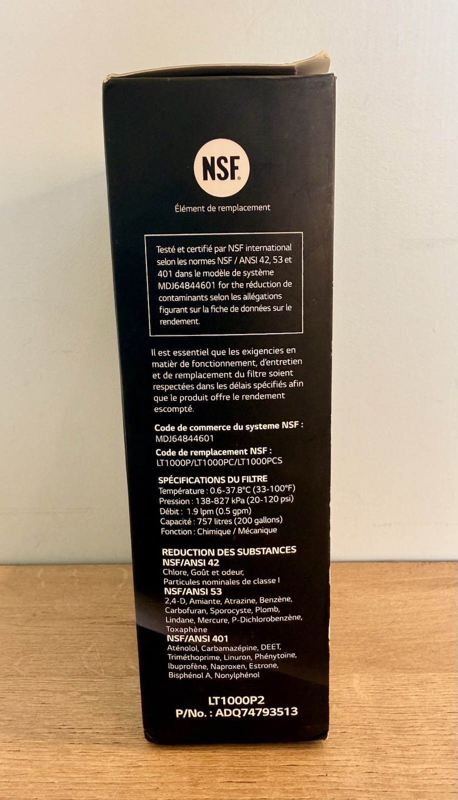 LG LT1000P2 6 Month/200 Gal Refrigerator Replacement Water Filter 2 Pack – NOS