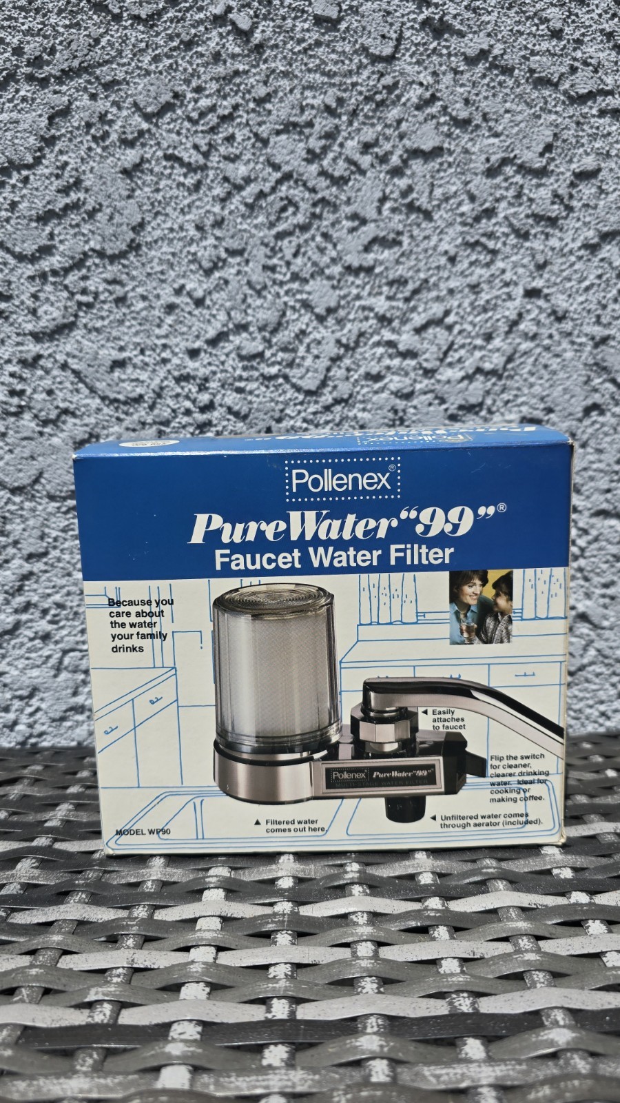 NOS 1986 Pollenex Pure Water “99” Faucet Water Filter Model WP90