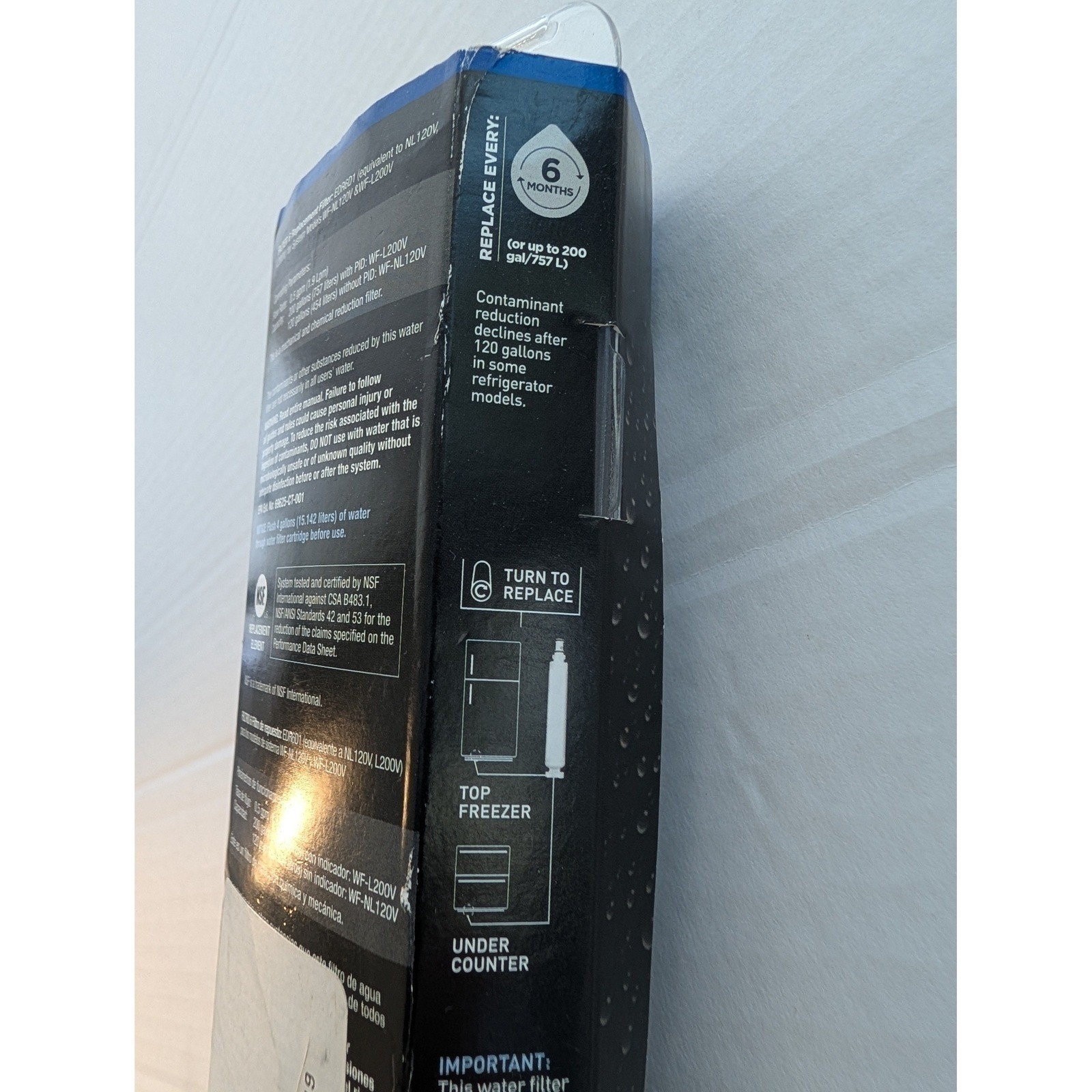 Every Drop Refrigerator Water Filter 6 White EDR6D1 PUR Filtration New Unopened