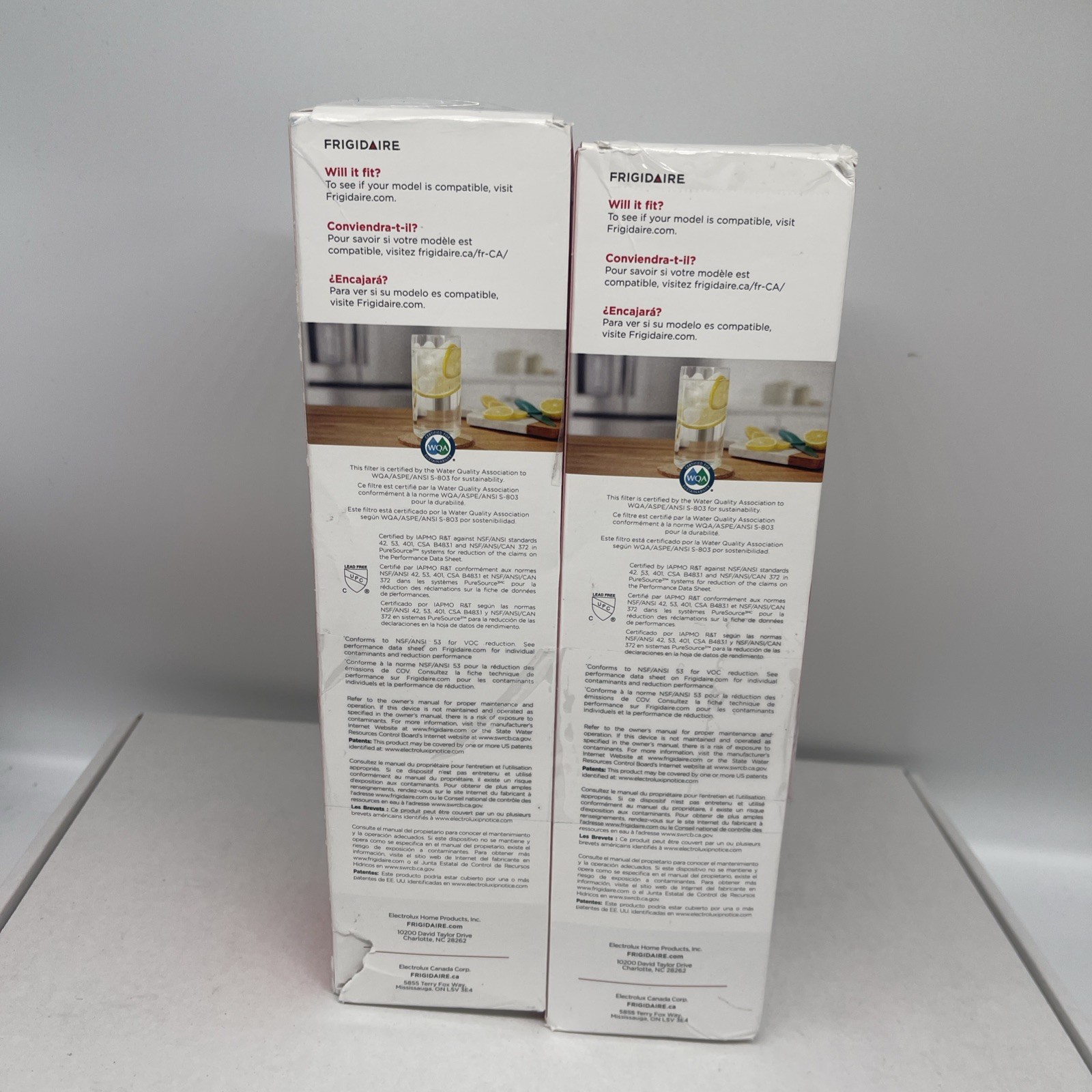 2 PACK Fit Frigidaire WF3CB Refrigerator PureSource 3 Water & Ice Filter NEW
