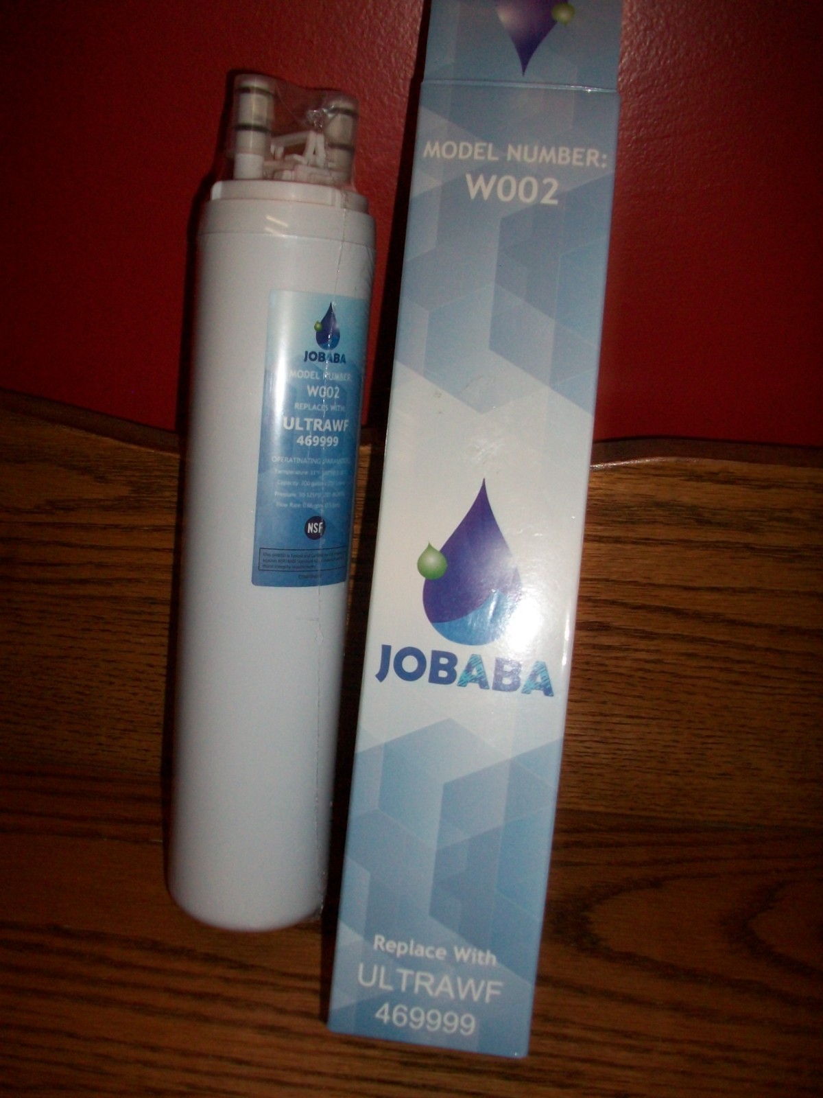 Jobaba Model Number Filter W002 Ultrawf 469999 for Frigidaire Kenmore -Sealed