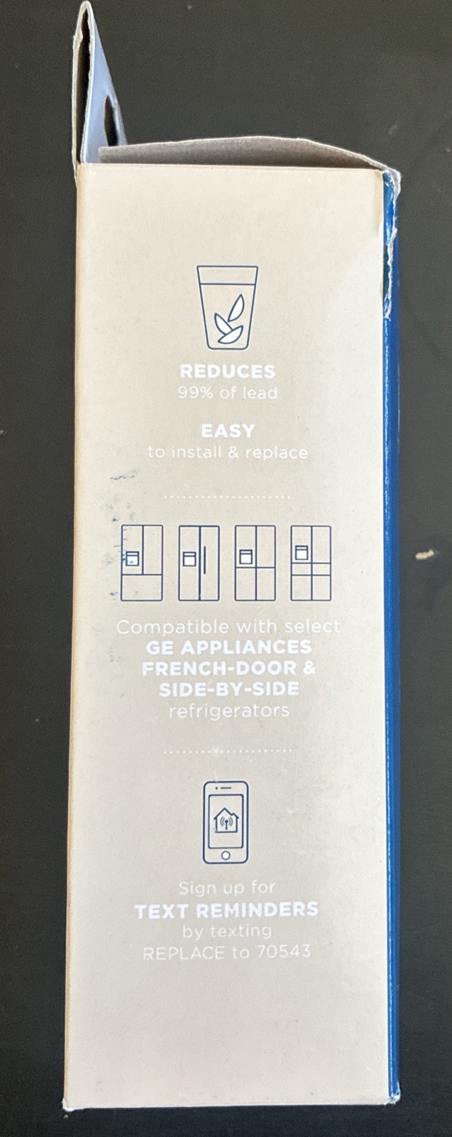 GE XWFE Refrigerator Water Filter – White Without Chip
