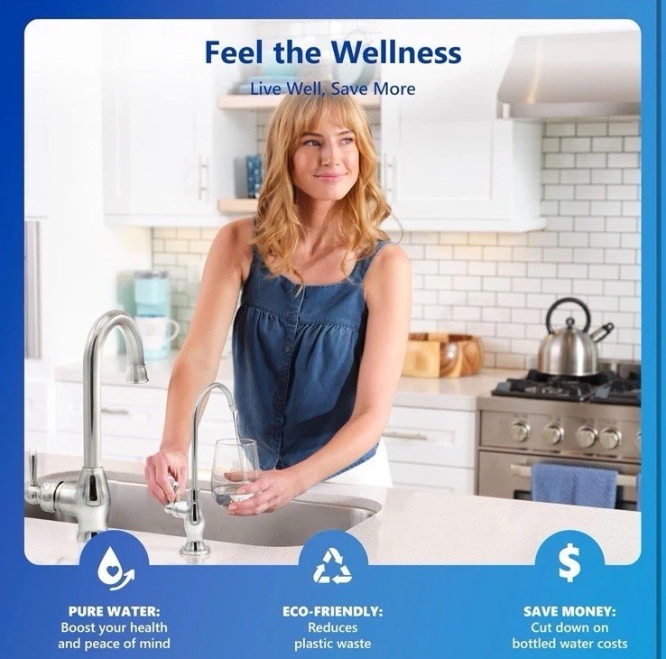 Express Water RO5DX Reverse Osmosis Filtration NSF Certified 5 Stage RO Open Box