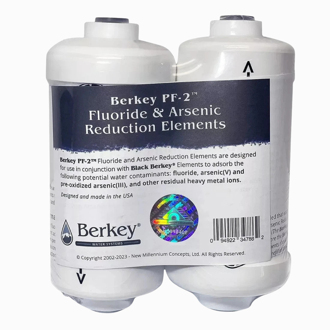 Berkey PF-2 Fluoride Water Filters for Berkey Systems-New Sealed Box