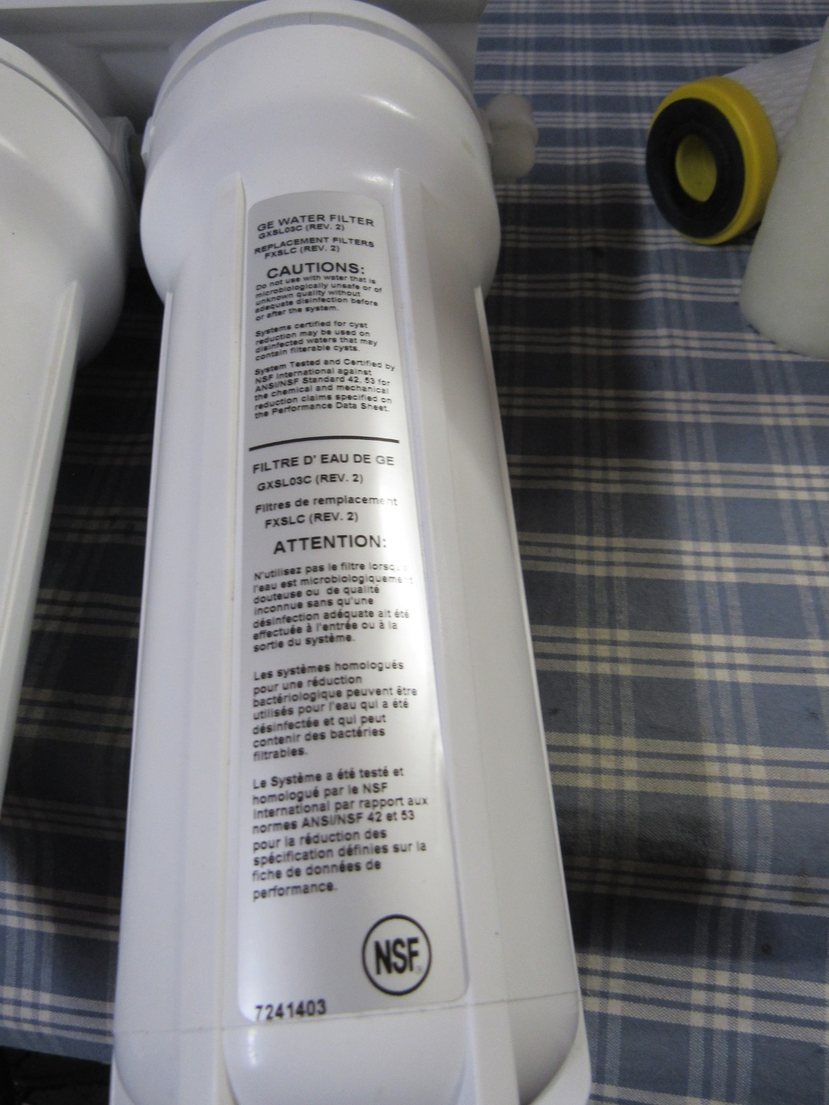 Whirlpool WHED20 UltraEase Undersink Dual Stage Water Filter Kit FREE SHIPPING.