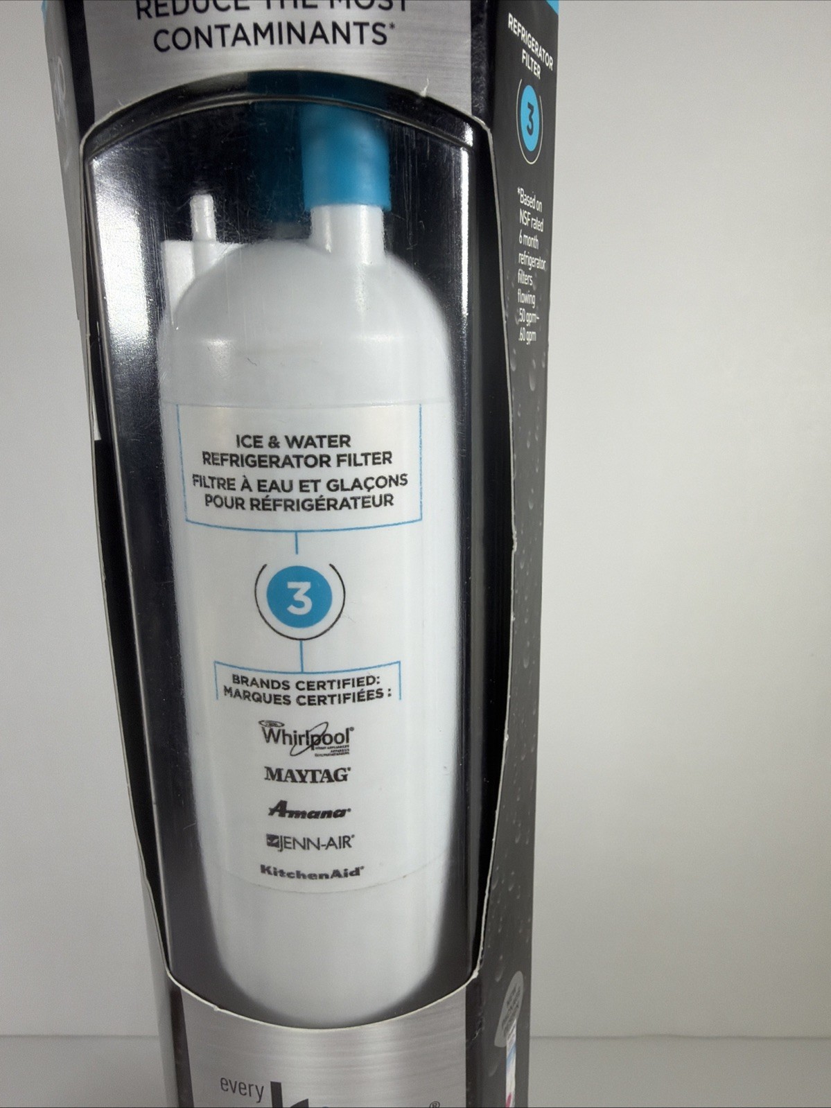 Every Drop #3 Ice & Water Refrigerator Filter for System Models T1WB2 & T1WB2L