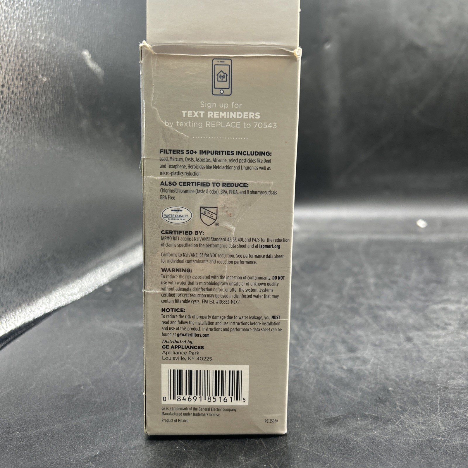 GE XWF Genuine Refrigerator Water Filter | GE Appliances OEM