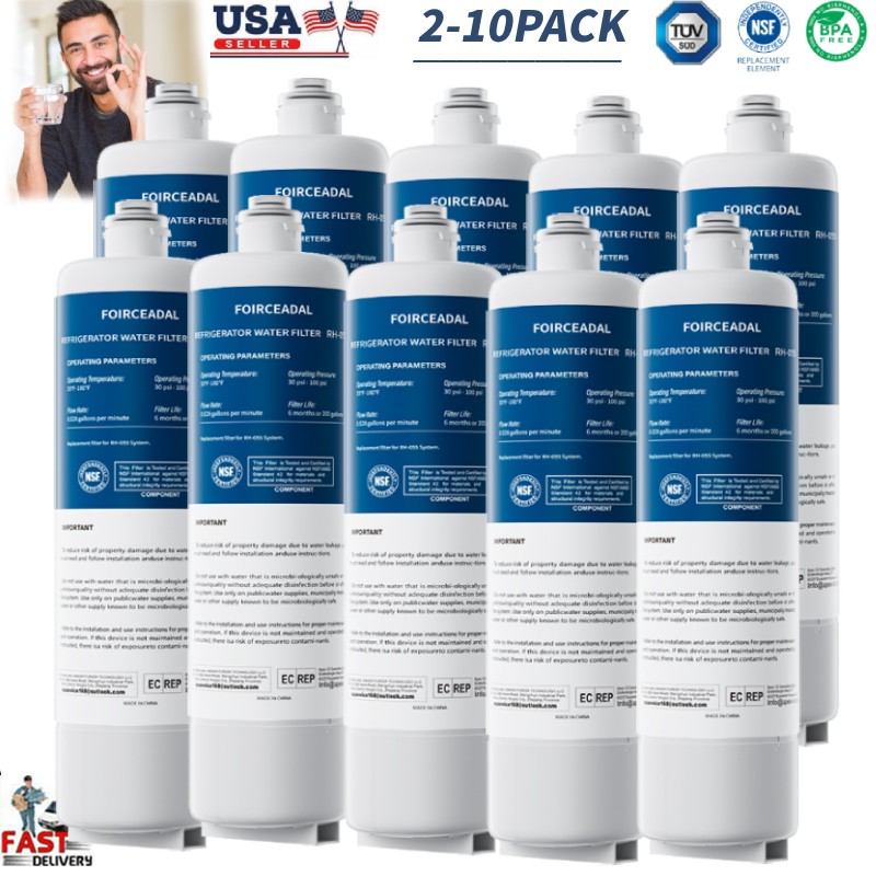 10/1PACK White For Bosch Ultra Clarity Pro BORPLFTR50 WFC100MF Water Filter