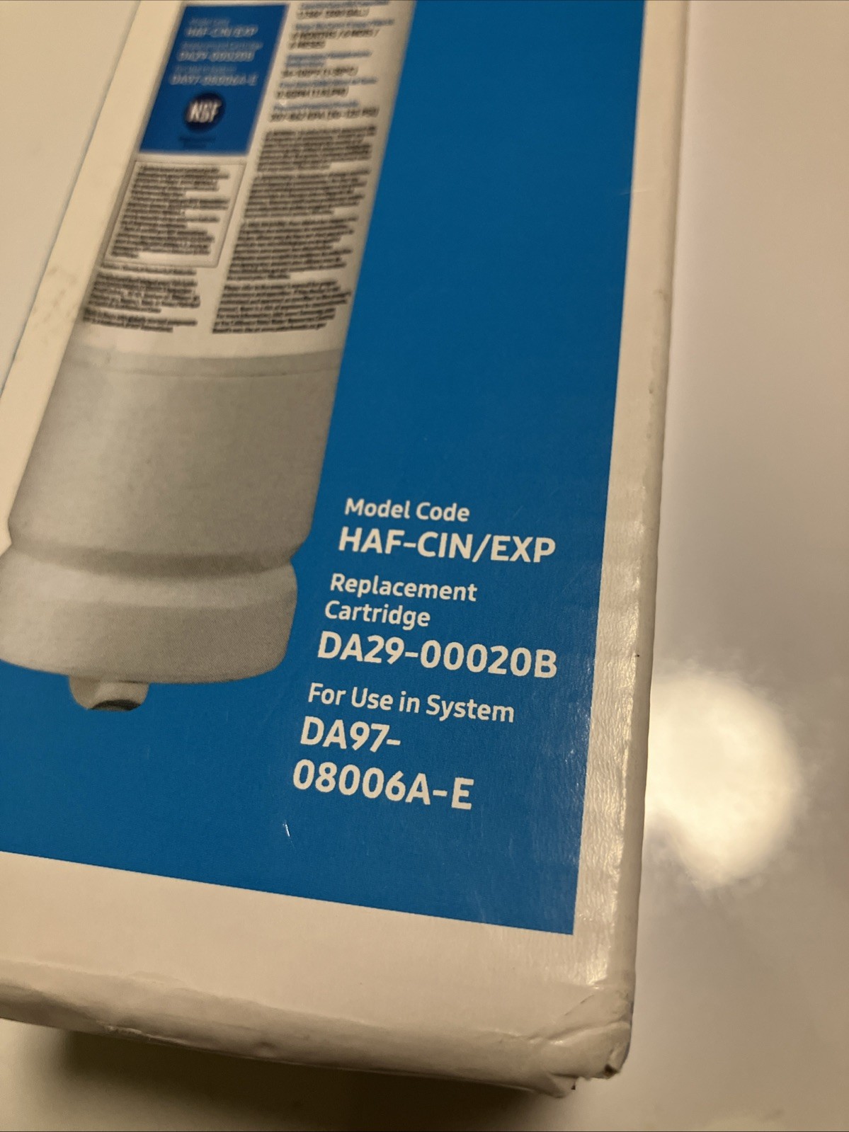 SAMSUNG HAF-CIN/EXP Water/Ice Filter for Refrigerator DA29-00020B DA97-08006A-E