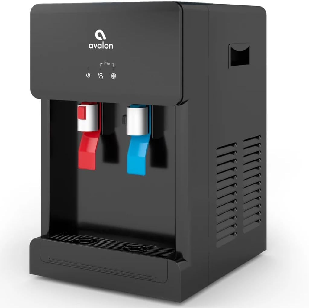 Avalon B8BLK Countertop Touchless Bottleless Water Cooler-2 Stage Water Filters