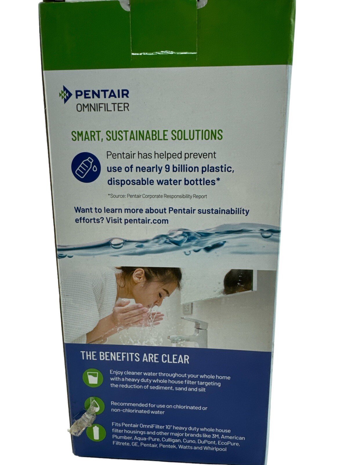 Pentair OMNIFilter 10 Inch Sediment Water Filter DGD-5005 New