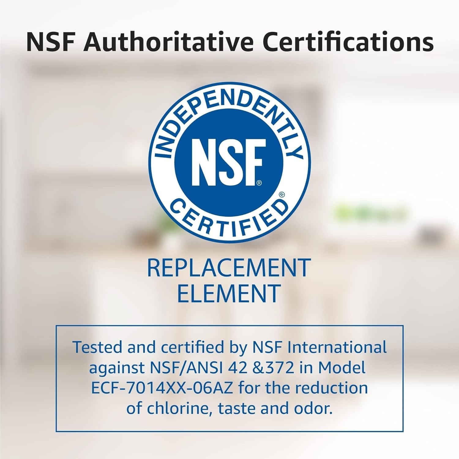 2 Pack 7006 Water Filters – Reduce Chlorine, Taste & Odor, NSC Certified